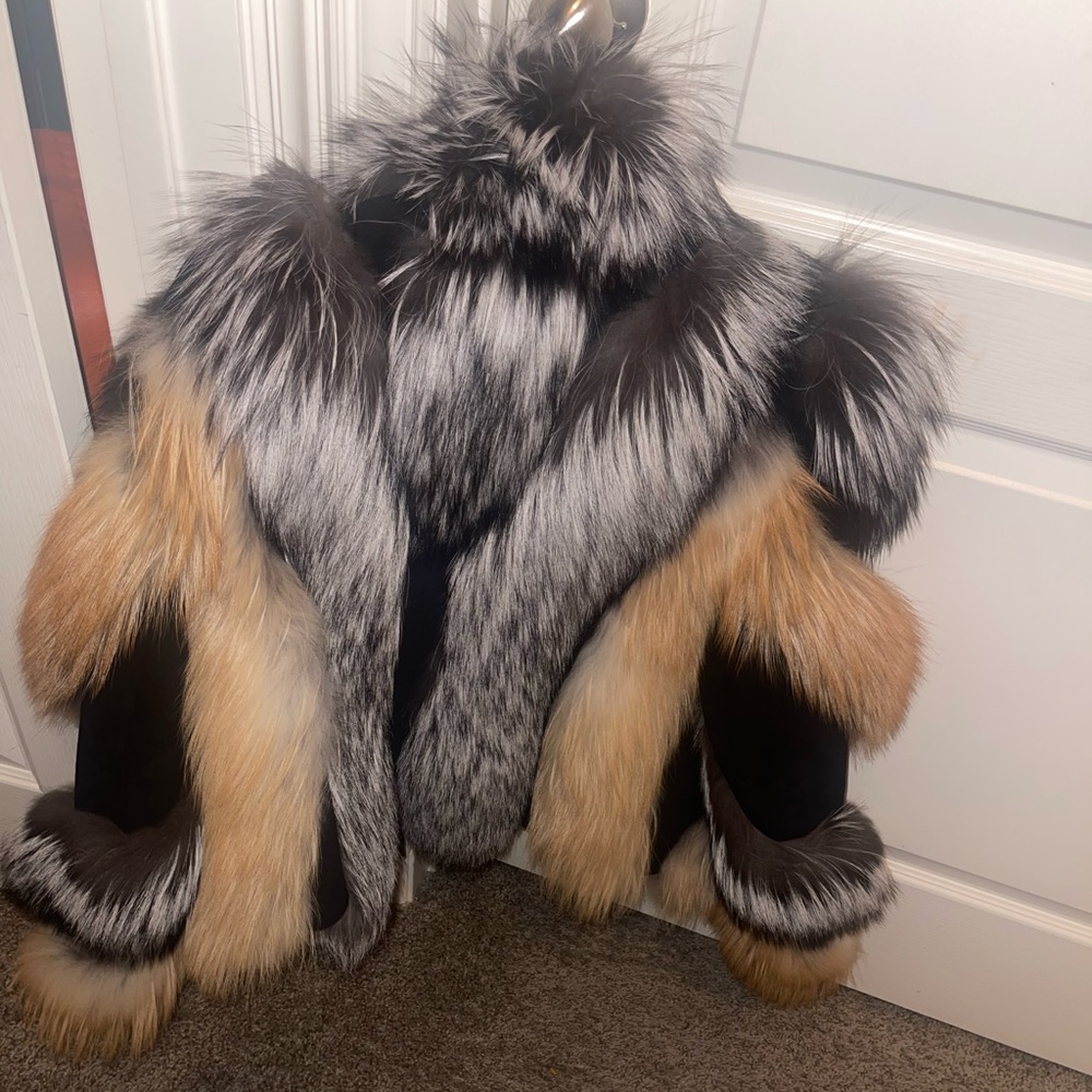 Womens fox fur